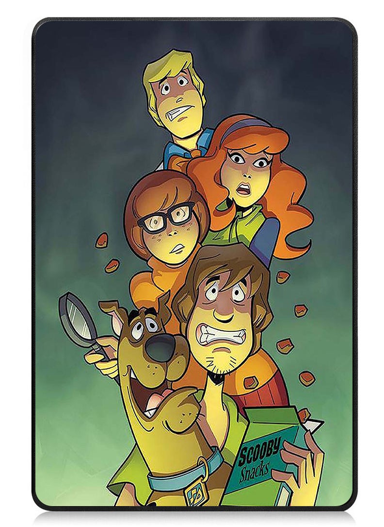 Theodor - Protective Flip Case For Samsung Galaxy Tab A9 With Trifold Stand Auto Wake Sleep Shockproof Cover Scooby Doo magnifying glass - Image 1