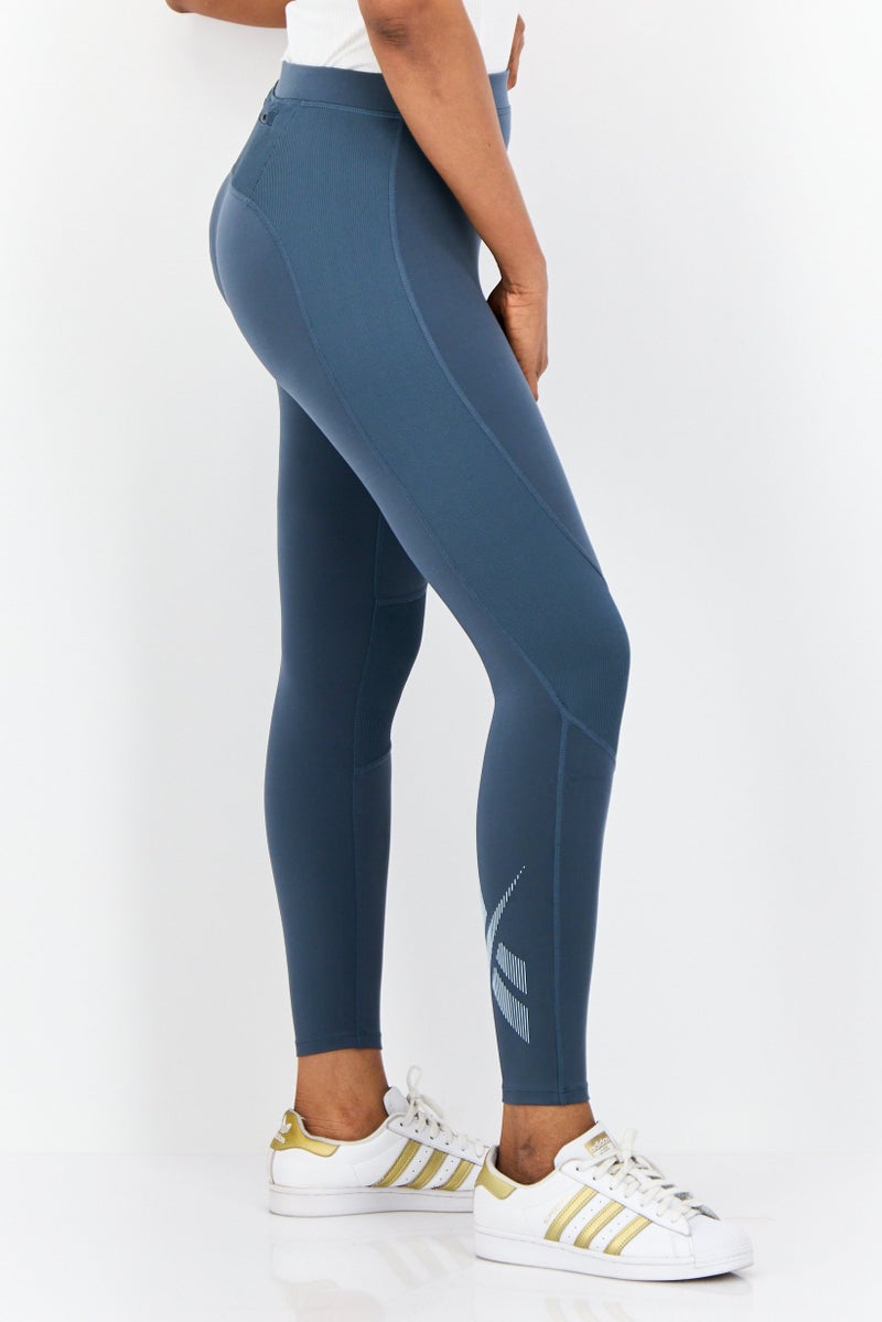 Reebok Women Sportswear Fit Running Leggings, Slate Blue - Image 4