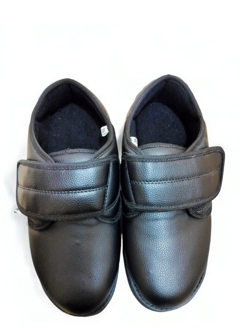 HT Medical Diabetic Shoe for Patients with Diabetes and Swollen Foot - Medical Diabetic Shoe (40), Black - Image 3