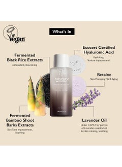 haruharu Wonder [HaruHaru Wonder] Wonder Black Rice Hyaluronic Toner 150ml  - Image 2