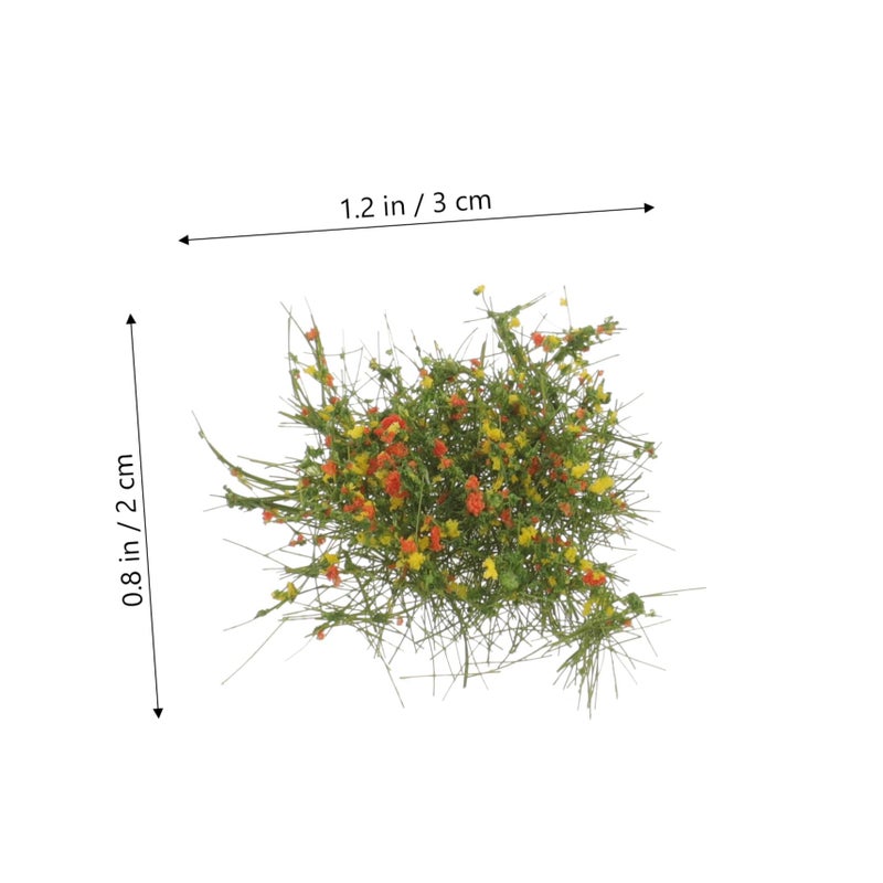 Artificial Grass Tufts 25pcs for DIY Model Scenery Sand Table Miniature Landscape Green - Image 3