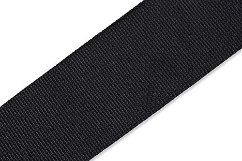 Levy's Leathers 3" Polypropylene Guitar Strap,Black - Image 4