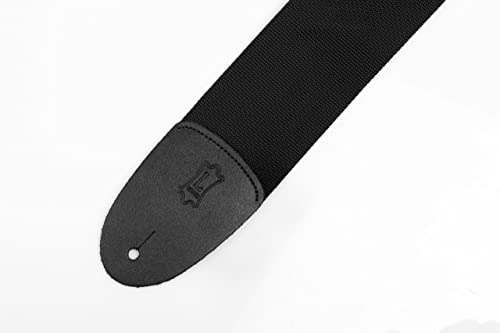 Levy's Leathers 3" Polypropylene Guitar Strap,Black - Image 2