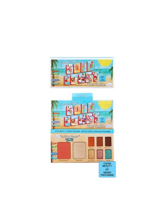 theBalm Voyage- Gold Coast Face Palette - Image 1