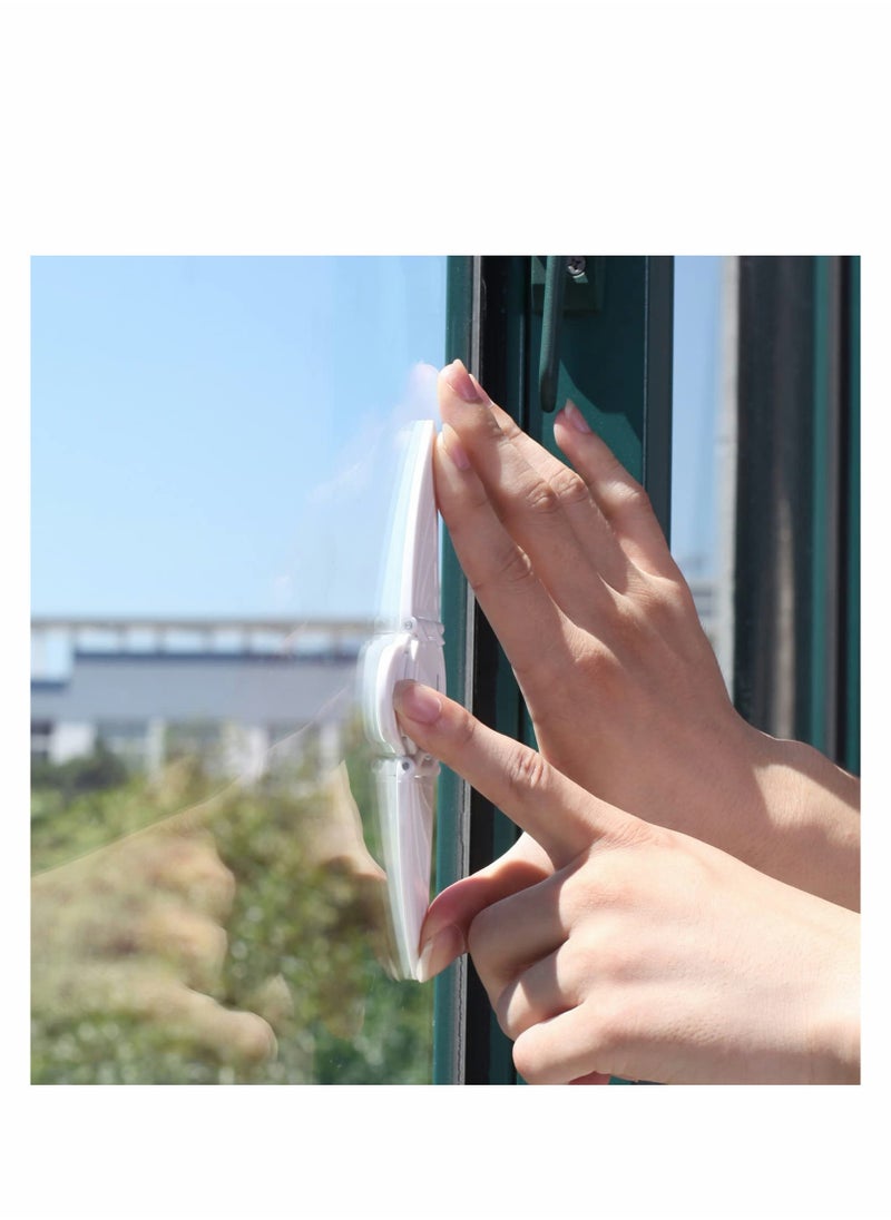 Excefore - Sliding Door Window Lock Safely Secure Sliding Window and Doors No Tools Required Works on Glass or Wood Baby Safety Locks Easy Installation for Cabinets and Drawers More (2Pack, White) - Image 1