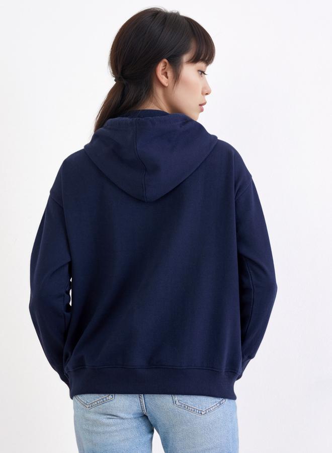 Styli Navy Blue Beverly Hills Athletics Hoodie - Image 5