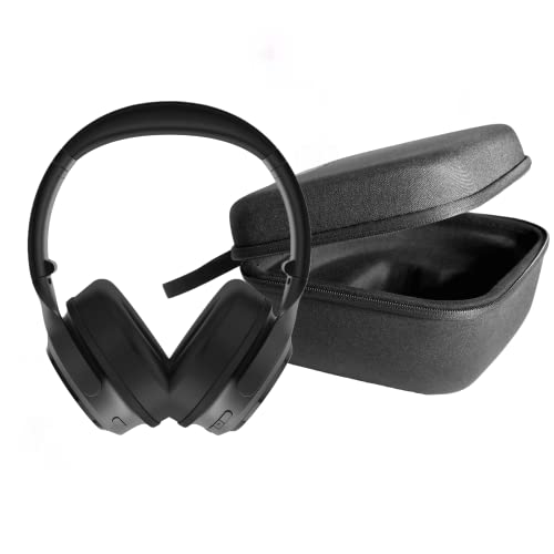 WYZE Noise Cancelling Headphones and Hard Case for Travel, Wireless Over The Ear Bluetooth Headphones with Active Noise Cancellation, Transparency Mode, Clear Voice Pick-up, Alexa Built-in - Image 1