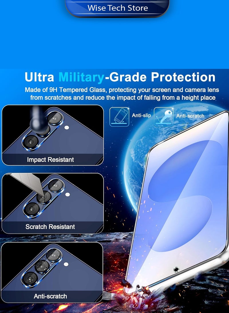 Wtech Samsung Galaxy S25 FE 5G 2025 Premium Camera Lens Film Protector Shield (MLHICR) - Clear - Image 3