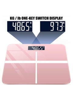 AIWANTO Digital Body Weight Scale Bathroom Weight Scale Body Scale Pink  - Image 2