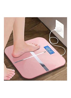 AIWANTO Digital Body Weight Scale Bathroom Weight Scale Body Scale Pink  - Image 4