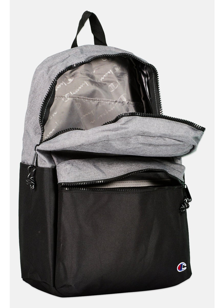 Champion - Men Brand Logo Backpack 43 L x 31 H x 12 W cm, Grey Combo - Image 1