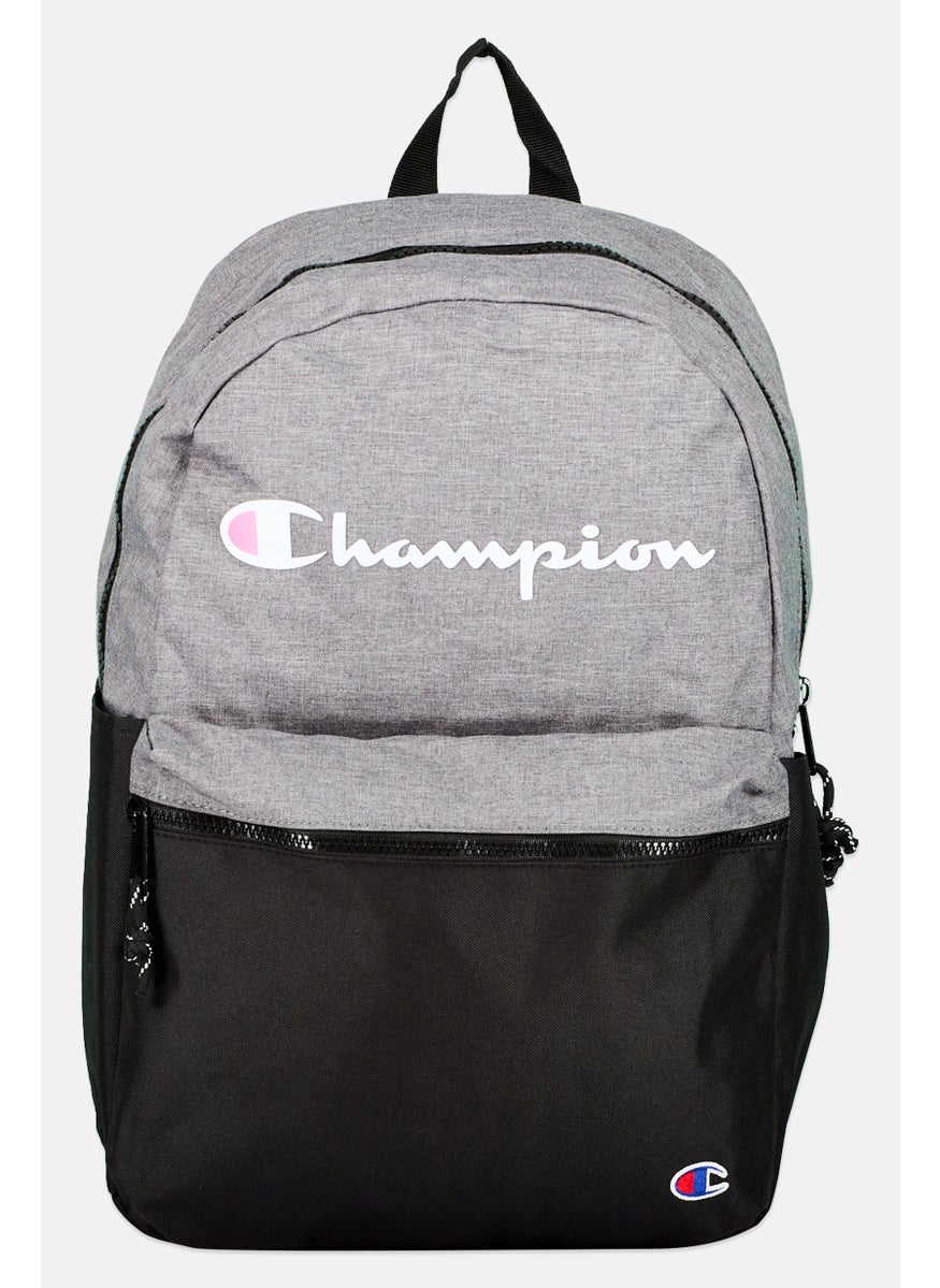 Champion - Men Brand Logo Backpack 43 L x 31 H x 12 W cm, Grey Combo - Image 1