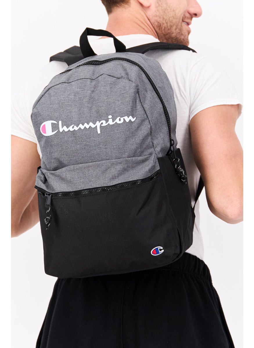 Champion - Men Brand Logo Backpack 43 L x 31 H x 12 W cm, Grey Combo - Image 1