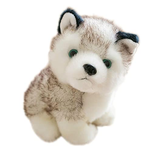 CHELEI2019 98 Stuffed Husky Dog PlushPuppy Stuffed Animal Husky Adorable Gifts for Kids - Image 1