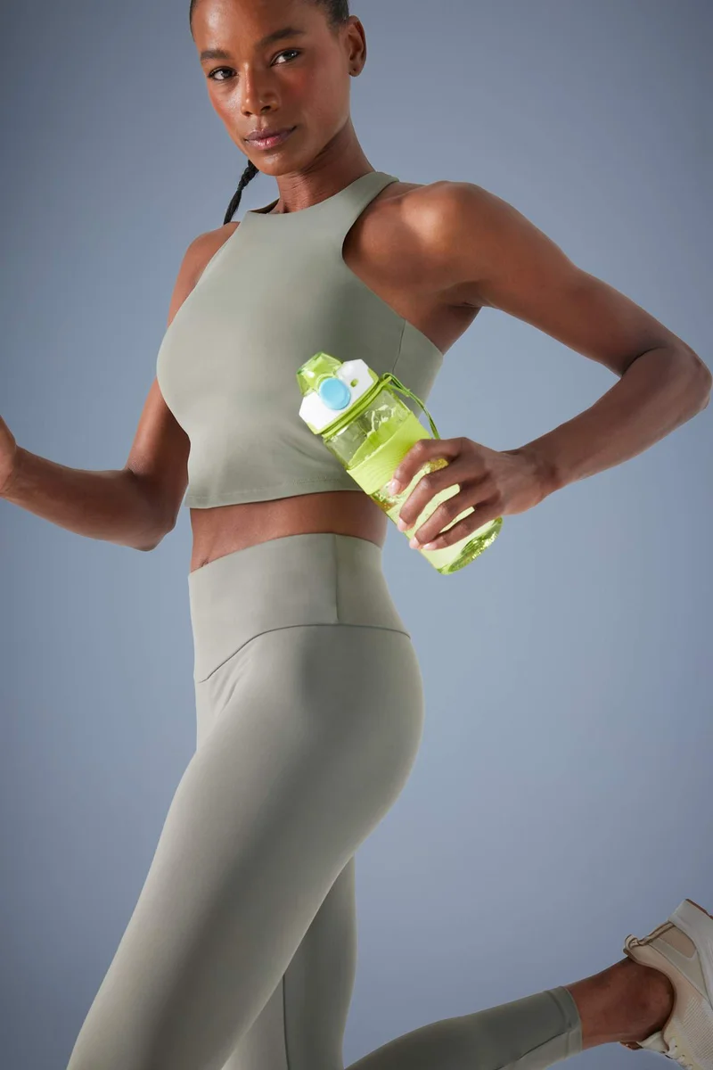 ديفاكتو Padded Stretchy Fabric Sports Bra