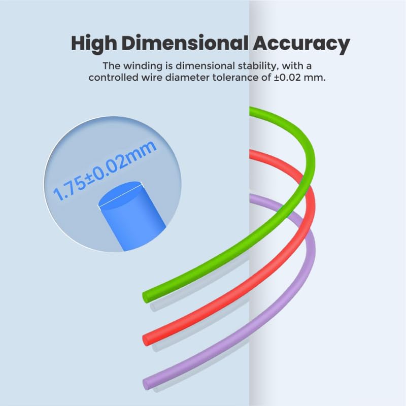 3Idea Premium PLA+ Green 3D Printer Filament 1.75mm Dimensional Accuracy +/- 0.03mm Net Weight -750 Grams - Image 3