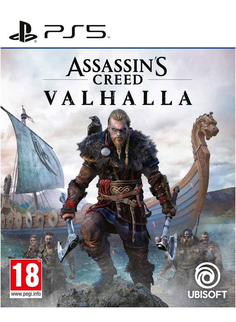 Assassin's Creed Valhalla PS5 Viking Adventure - استكشف عالما مفتوحا شاسعا ، غارات ملحمية