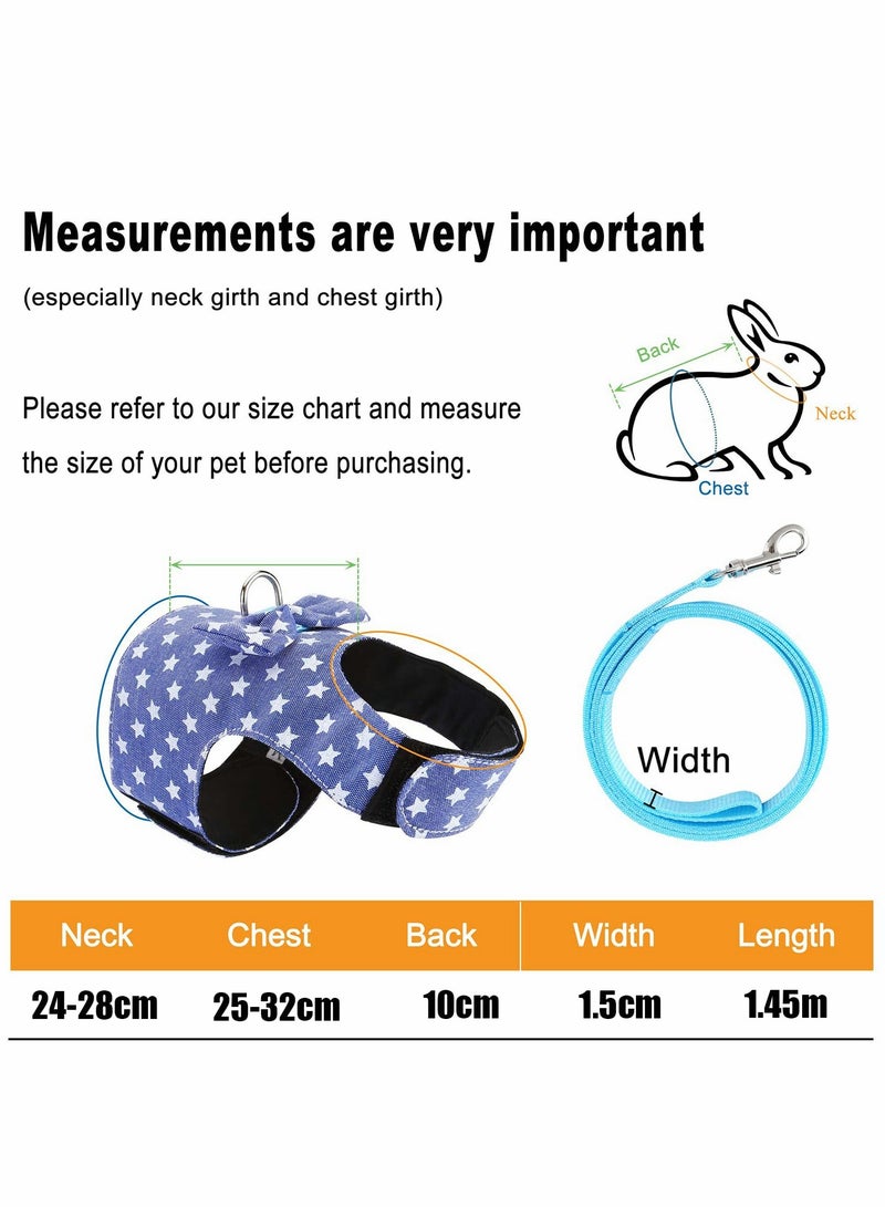 Adjustable Cute Rabbit Harness and Leash Set for Small Pets Perfect for Outdoor Adventures - Image 3