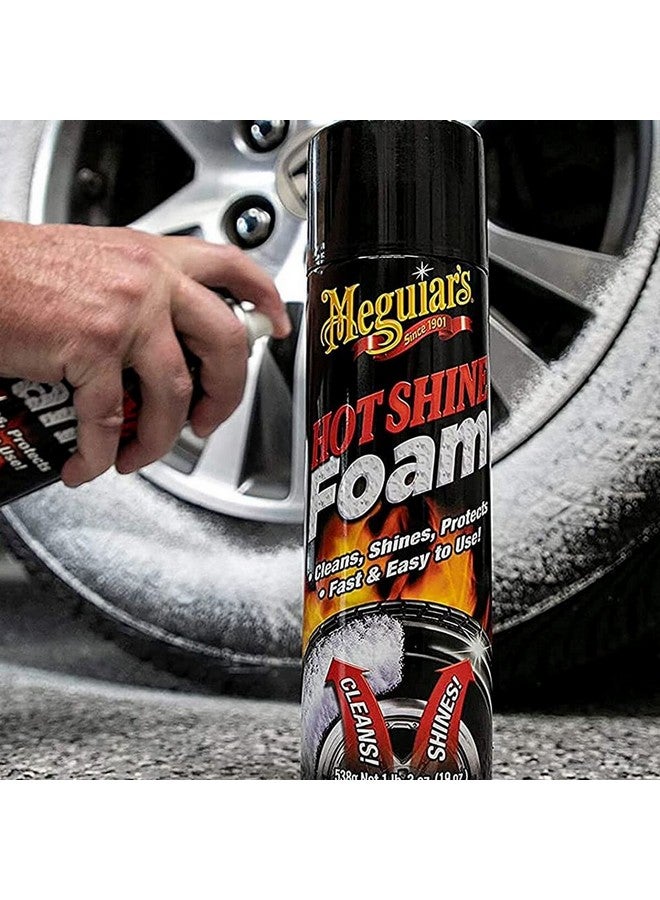 Meguiars Hot Shine Foam Tire Cleaner Spray 19 oz G13919 - Image 4