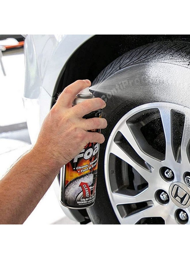 Meguiars Hot Shine Foam Tire Cleaner Spray 19 oz G13919 - Image 3