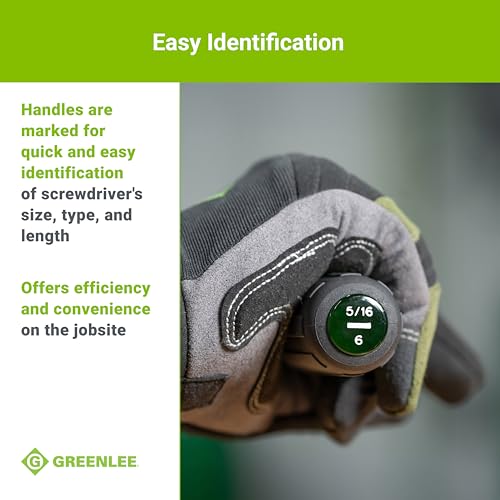 Greenlee 0153-02C 7-Piece Screwdriver Set with Cabinet, Keystone, and Phillips - Image 5