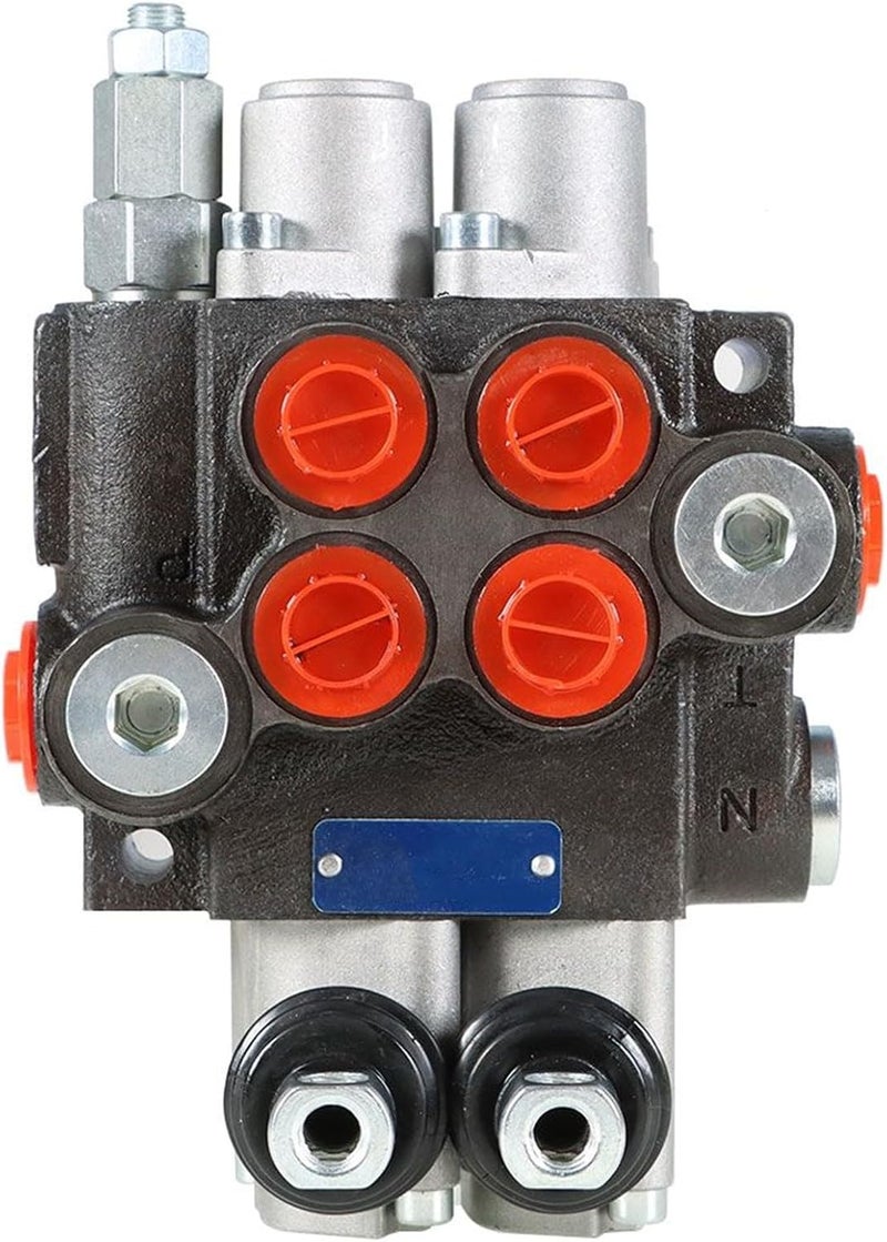 findmall 2 Spool 11 GPM 3625 PSI Hydraulic Directional Control Valve, SAE Ports Double Acting Valve for Small Tractors, Loaders, and Log Splitters - Image 3
