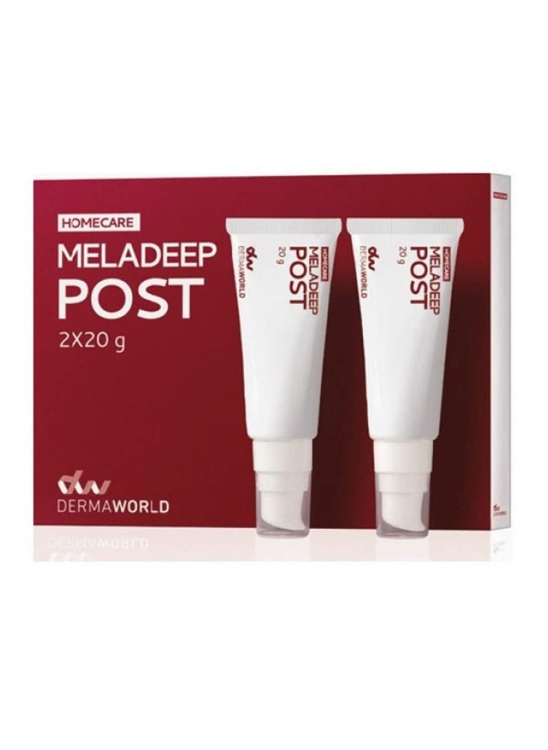 DERMAWORLD - Meladeep Post Cream 2x20g (40g) - Image 1