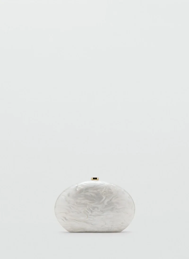 MANGO Oval clutch bag