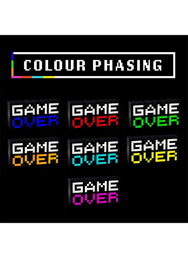 Game Over Video Game Icon Atmosphere LED Light