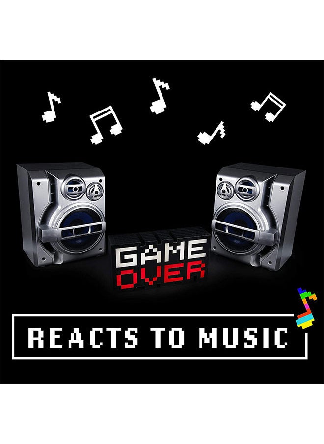 Game Over Video Game Icon Atmosphere LED Light