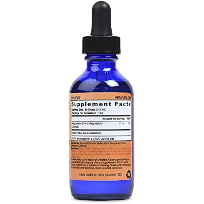 Good State (Glass Bottle) Good State Liquid Ionic Magnesium Ultra Concentrate (10 Drops Equals 50 mg - 100 Servings per Bottle) - Image 2