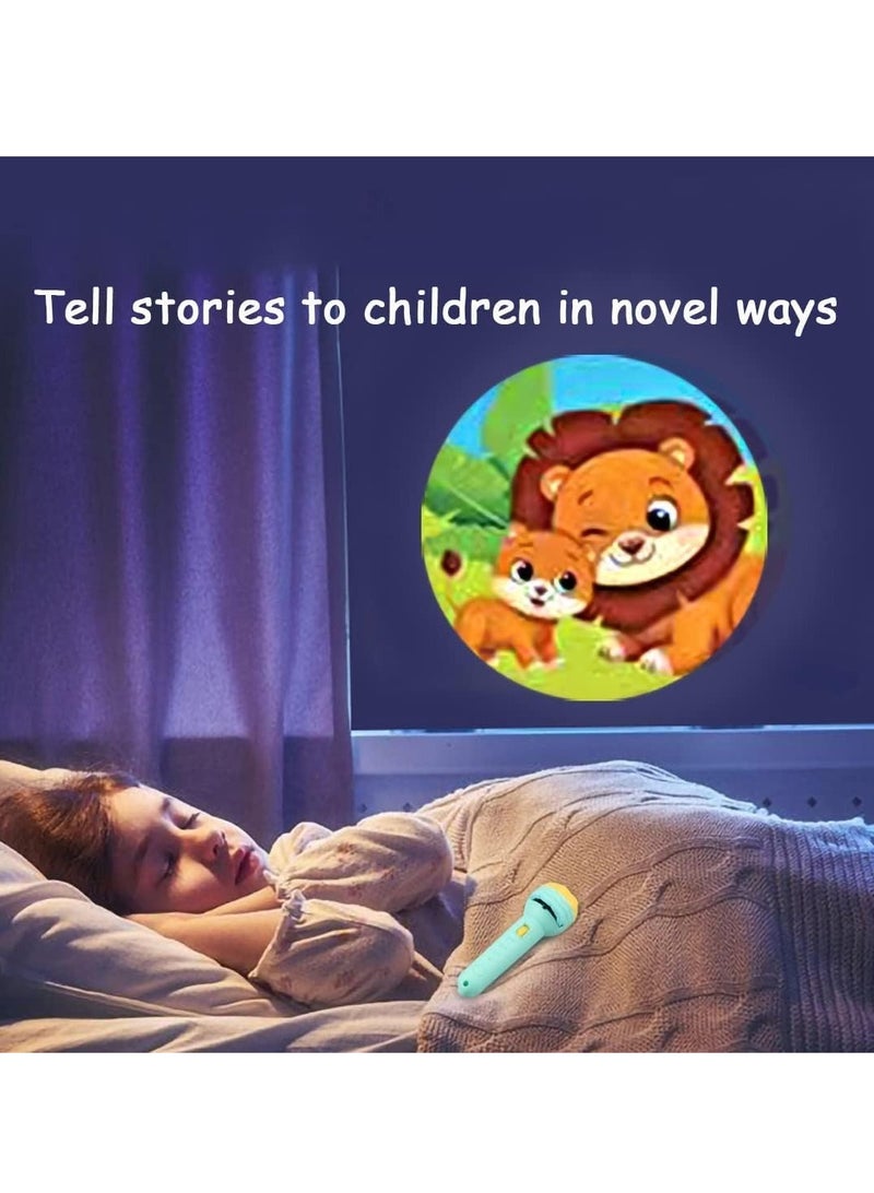 BlueFire Kids Projector Flashlight Toy – 80 Educational Story Projections with 10 Slides, Night Time Learning & Sensory Play Torch for Toddlers (Ages 3-6) – Interactive Bedtime Adventure, Durable & Safe Gift for Boys & Girls  - Image 5