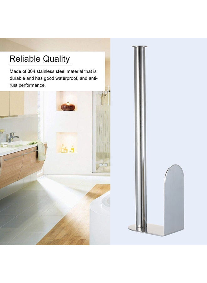 نيبمينينت حامل يثبت على الحائط بدون مسامير, متعدد الاستخدامات فضي 10.04x1.77x2.95بوصة - Image 4