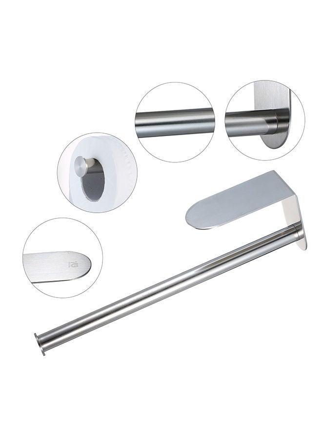 نيبمينينت حامل يثبت على الحائط بدون مسامير, متعدد الاستخدامات فضي 10.04x1.77x2.95بوصة - Image 3