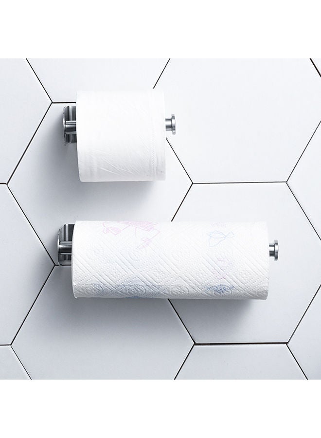 نيبمينينت حامل يثبت على الحائط بدون مسامير, متعدد الاستخدامات فضي 10.04x1.77x2.95بوصة - Image 5