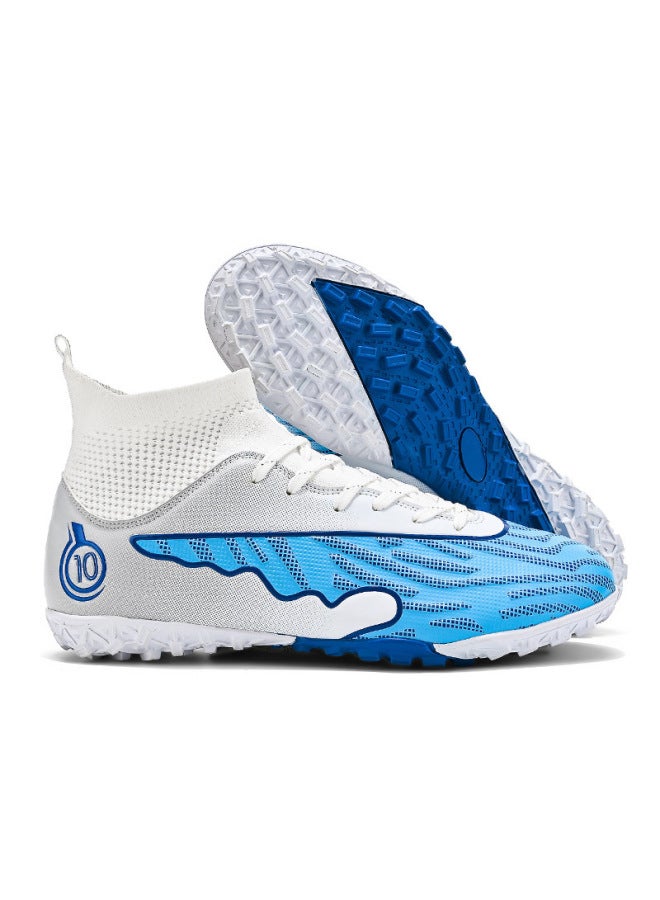 Custom Soccer Shoes for Boys and Girls, TF Turf Shoes for Adults, Breathable Anti-Slip Long Stud Professional Sports Shoes