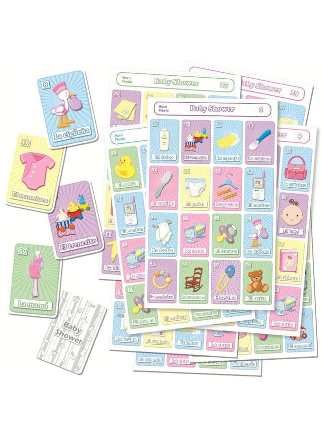 More Fiesta Baby Shower Loteria Bingo in Spanish, for 30 Players - Image 1