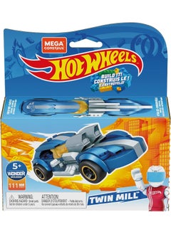 MEGA CONSTRUX Hot Wheels Mega Construx Twin Mill Construction Set, Building Toys for Kids 5 Years and Up  - Image 2