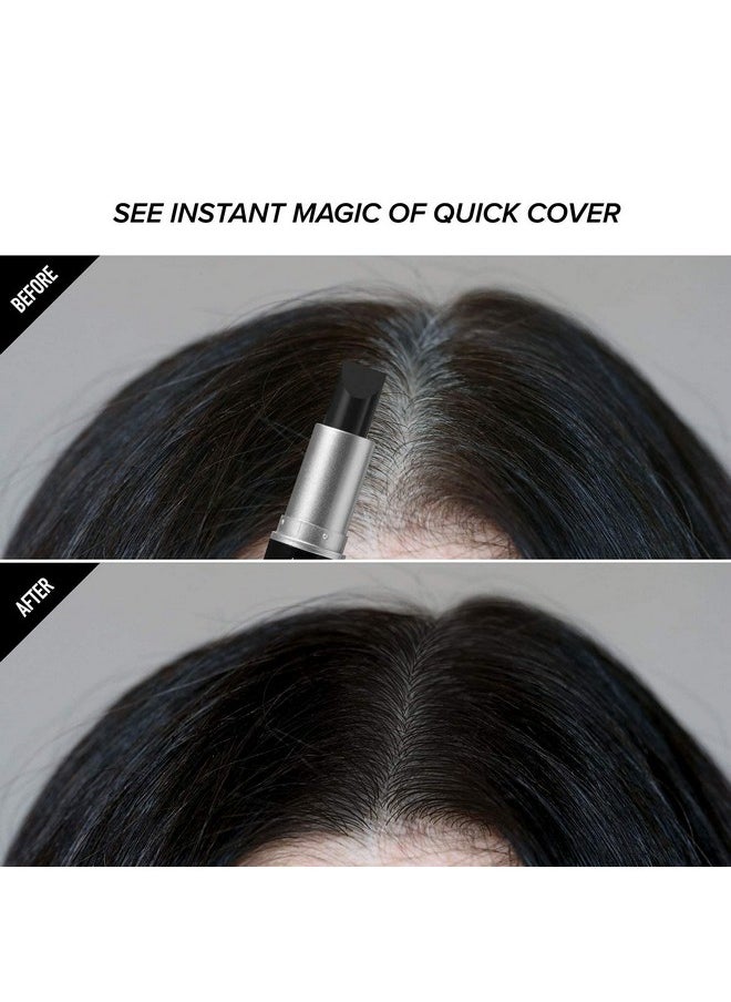 ريد باي كيس قلم KISS Quick Cover Gray Hair Touch Up Stick (أسود)  - Image 5
