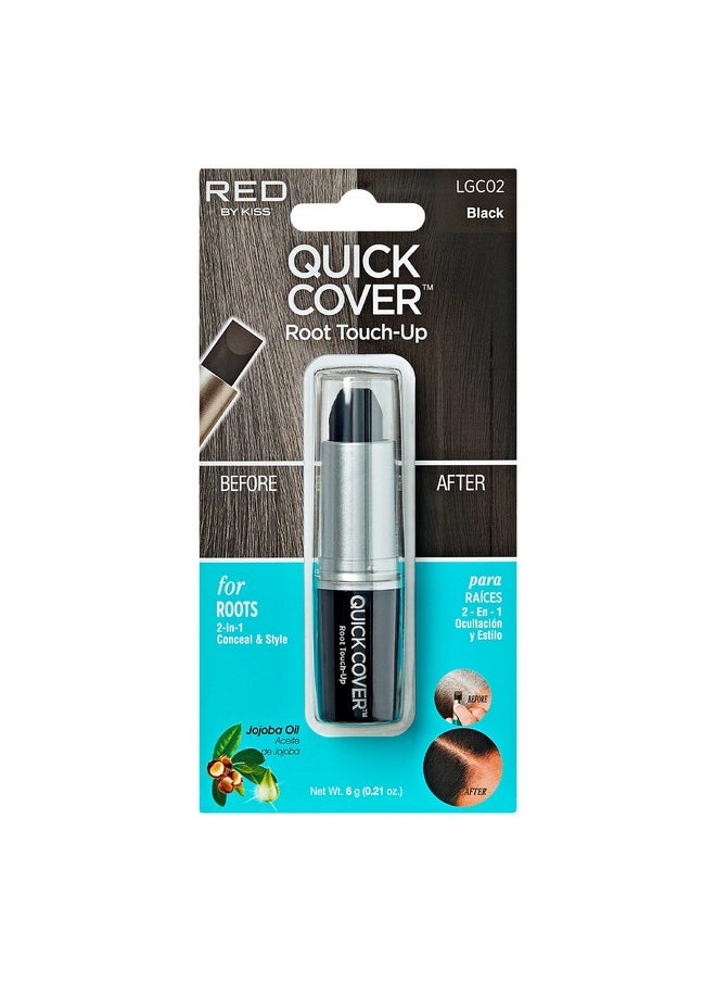 ريد باي كيس قلم KISS Quick Cover Gray Hair Touch Up Stick (أسود)  - Image 1