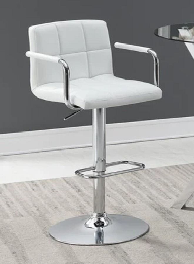 أحدث تصميم لكرسي المطبخ المريح باللون الأبيض - Image 1