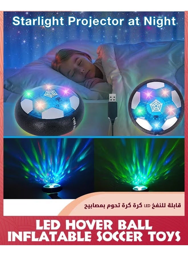EETU Soccer Goal Backyard Set,Hover Soccer Balls,2-in-1 Hover Football With LED Star Night Light,Size 3 Football,Gift For Kids Boys Girls,Pop Up Portable Soccer Set,Toddler Soccer Nets Training Equipment - Image 3