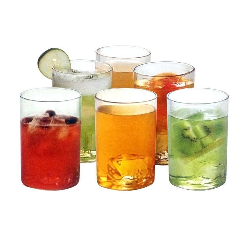 Olrada Unbreakable Transparent Drinking Glass or Tumbler Set 300 ml Pack of 6 - Image 3
