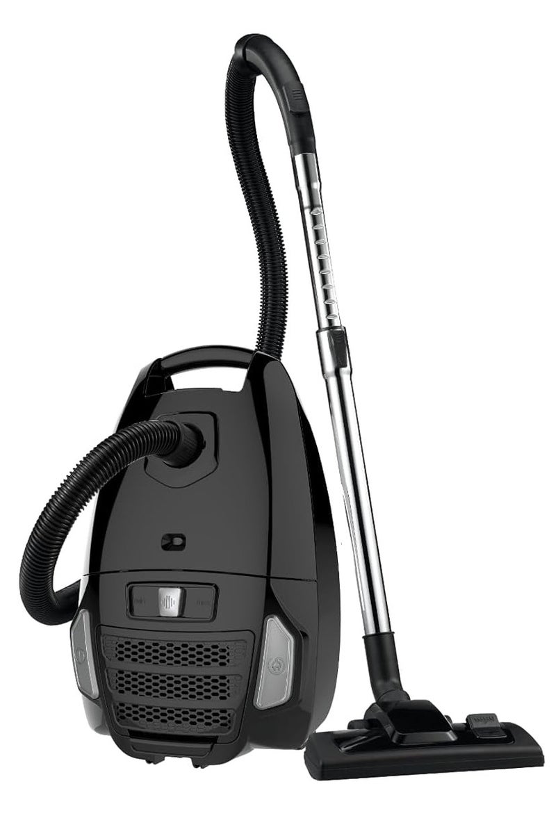 ELBA - 6L Canister Vacuum Cleaner - Washable Cloth Bag - 1.5m Hose - Convenient Brushes Set - 2400W - Italian Technology