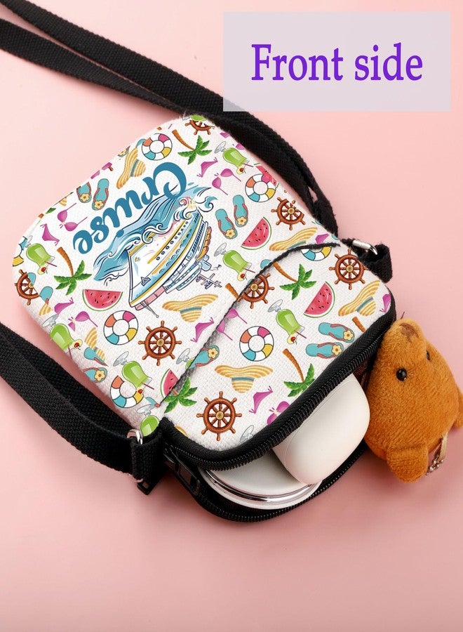 XYANFA Cruise Crossbody Bag Cruise Ship Essentials Cruise Lover Gift Vacation Trip Travel Gift Cruising Purse Sling Bag (Cruisemiddle crossbodybag) - Image 3