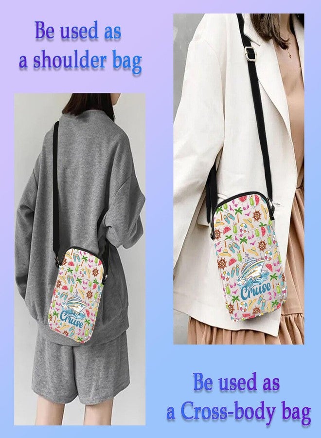 XYANFA Cruise Crossbody Bag Cruise Ship Essentials Cruise Lover Gift Vacation Trip Travel Gift Cruising Purse Sling Bag (Cruisemiddle crossbodybag) - Image 5