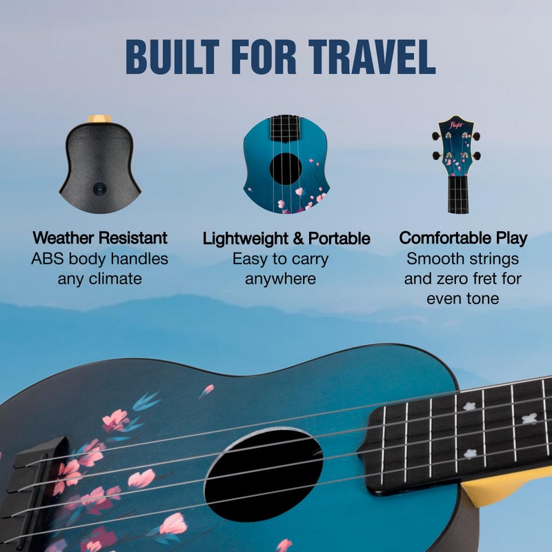 FLIGHT Sakura Soprano Travel Ukuele - Image 3