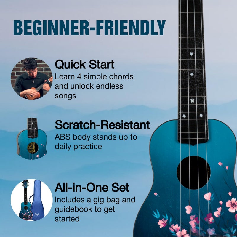 FLIGHT Sakura Soprano Travel Ukuele - Image 2