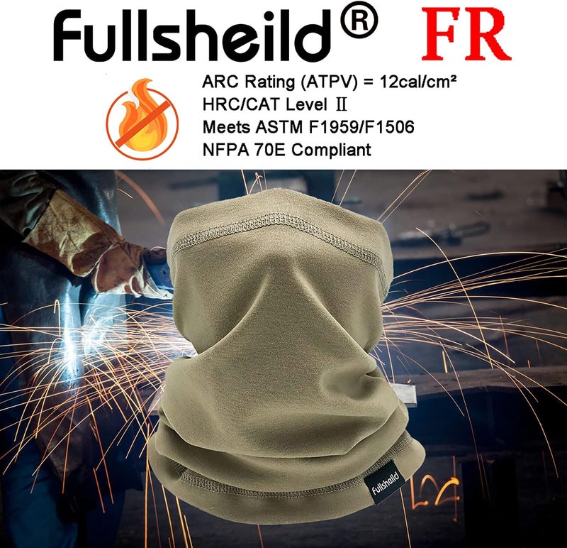 Fullsheild FR Flame Resistant Face Mask Full Cover Neck Gaiter Snood for Welding Hunting Army Military Working - Image 3