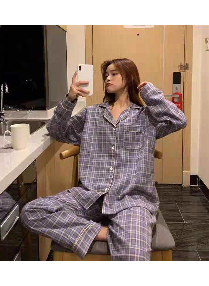 Beauenty Womens Pajamas Set 2 Piece Button Down Pjs Soft Long Sleeve Top and Pants Sleepwear Set Girls  Lounge Sets - Image 2